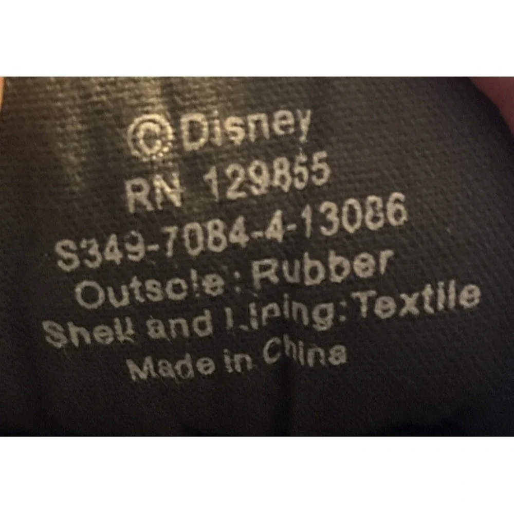 Disney Parks Men's Black Canvas Mickey Mouse Graffiti Print Sneakers Shoes Sz 7